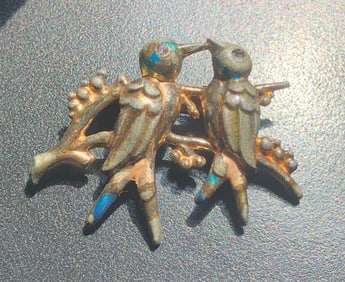 Vintage Silver Brooch Pin