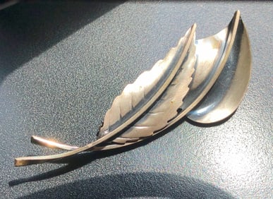 Vintage Silver Brooch Pin