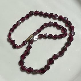 Vintage Garnet Necklace