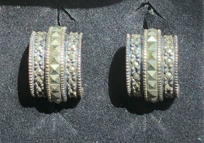 Pair of Silver Earrings
