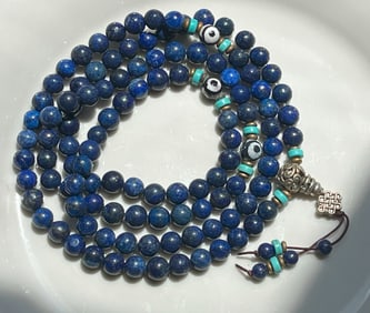 Vintage Lapis Prayer Beads
