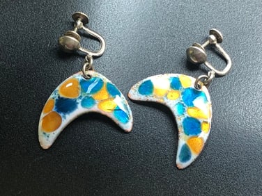 Pair of Silver Earrings