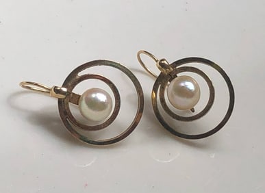 Pair of Silver Earrings