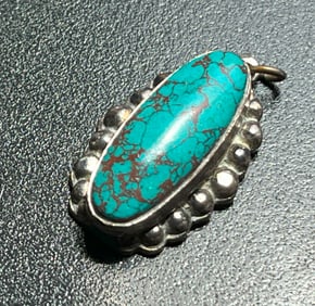 Vintage Turquoise Pendant