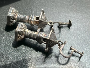 Pair of Silver Earrings