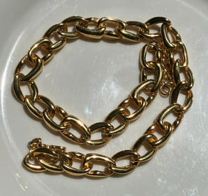 Vintage Monet Gold Filled Necklace