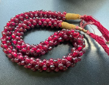 Vintage Garnet Necklace