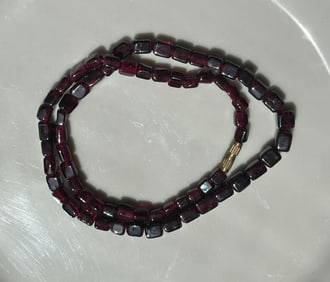 Vintage Garnet Necklace