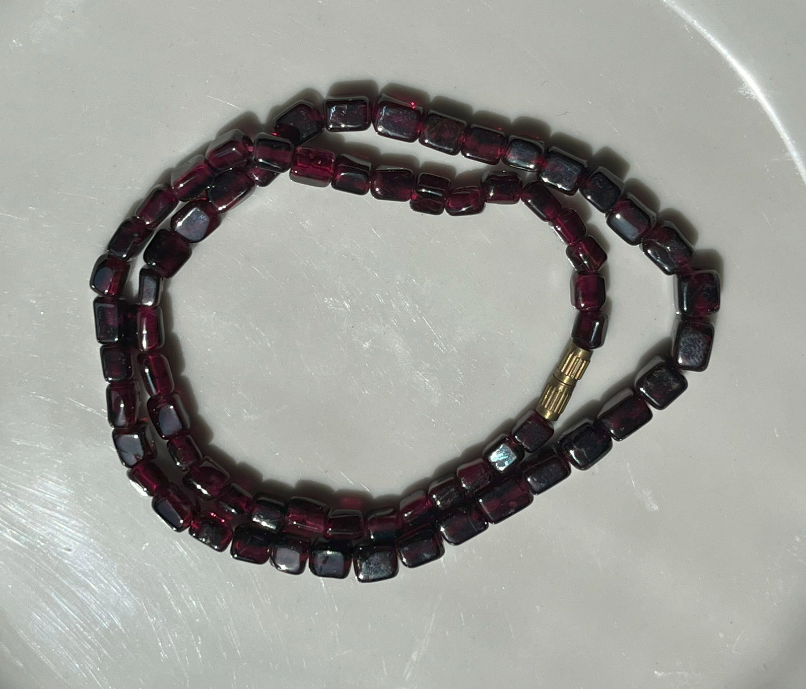 Vintage Garnet Necklace: Vintage Garnet Necklace