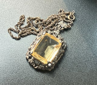 Antique silver Necklace