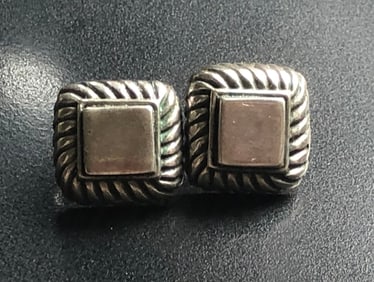 Pair of Silver Earrings