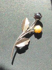 Silver Brooch Pin