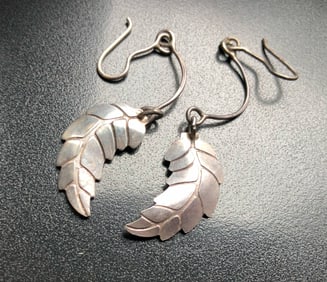 Pair of Silver Earrings