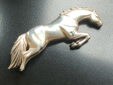 Vintage Silver Brooch Pin