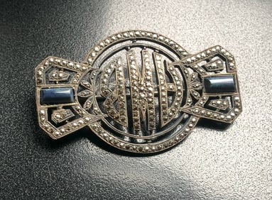 Vintage Silver Brooch Pin