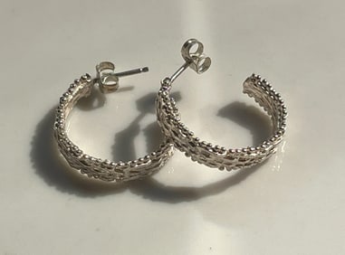 Pair of Silver Earrings