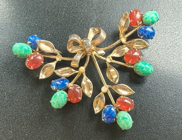 Vintage Silver Brooch Pin