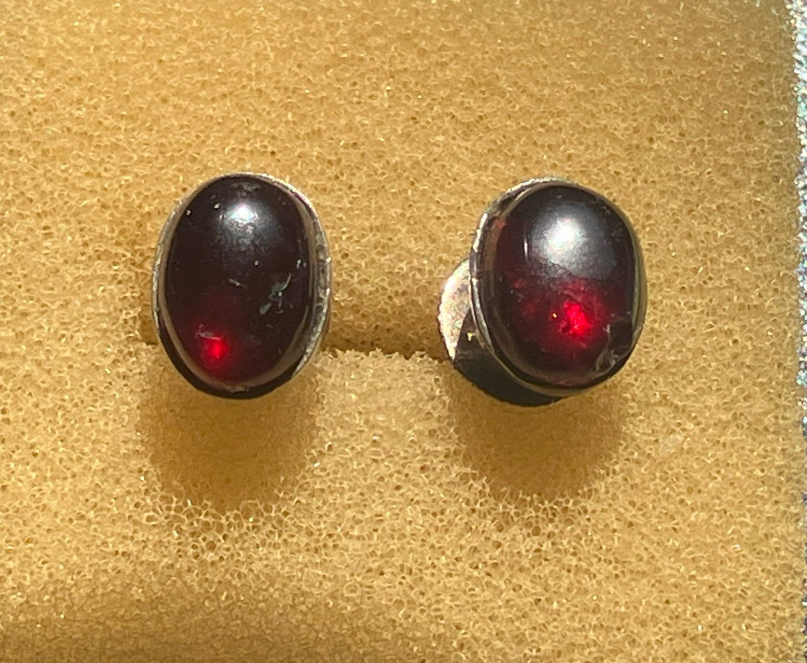 Pair of Garnet Earrings (1 of 2)