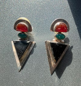 Pair of Silver Earrings