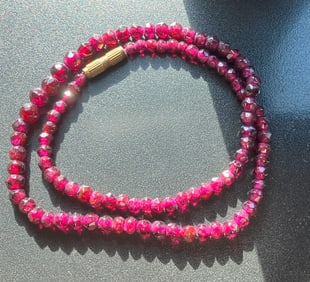 Vintage Garnet Necklace