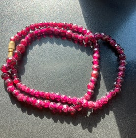 Vintage Garnet Necklace