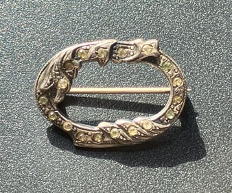 Vintage Silver Brooch Pin