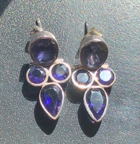 Pair of Silver Earrings