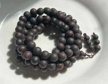 Natual Qi Nan 108 Prayer Beads