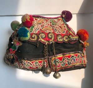 Antique Embroidery Child's Hat