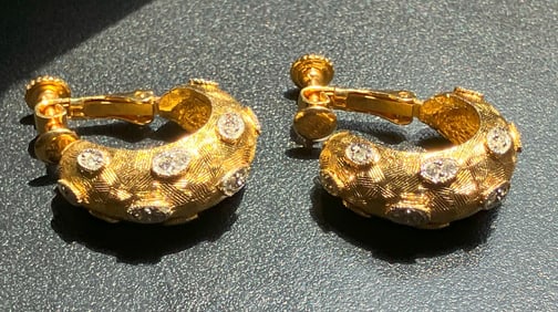Pair of Gold Filled Earrings
