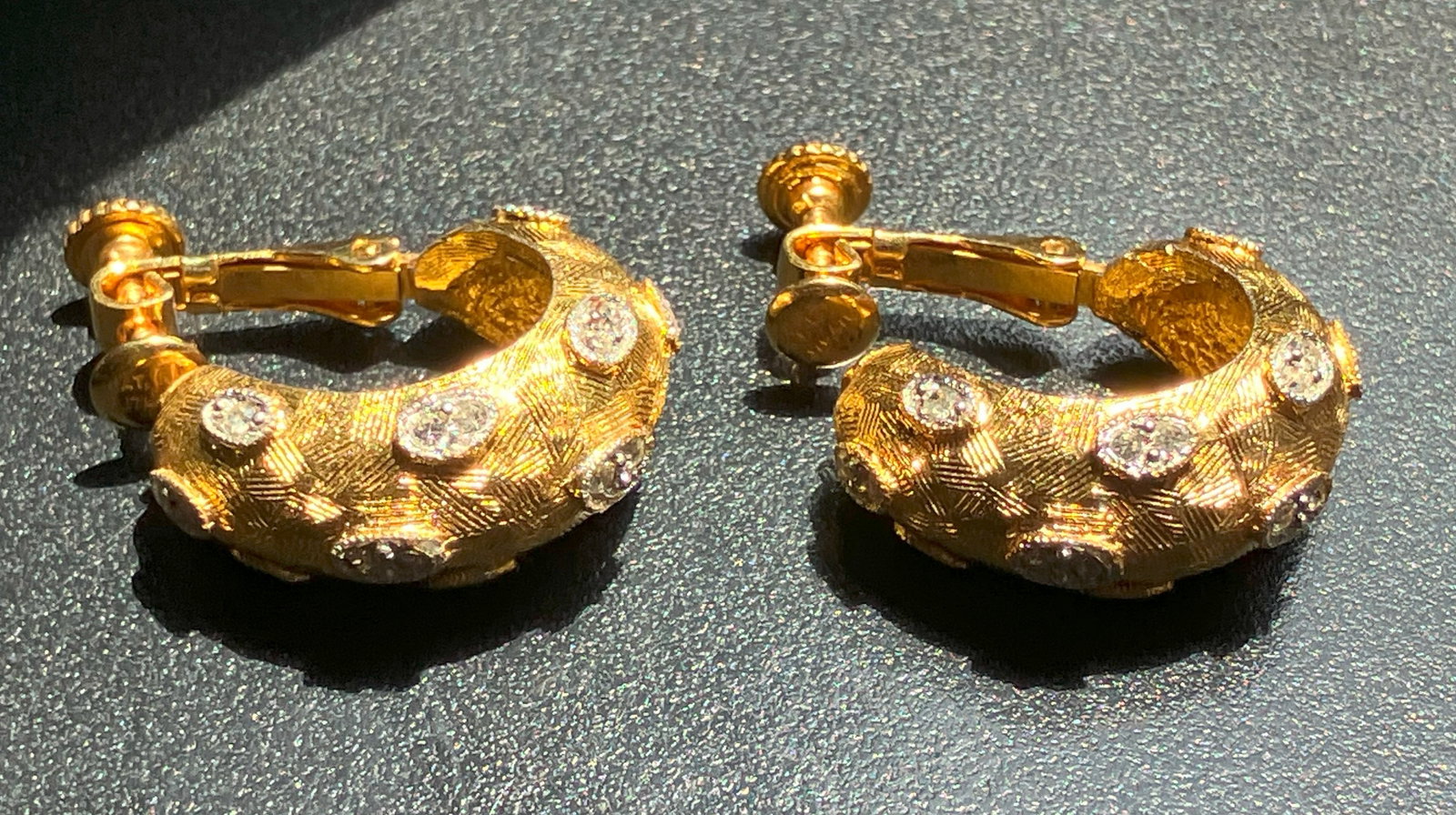 Pair of Gold Filled Earrings: Pair of Gold Filled Earrings