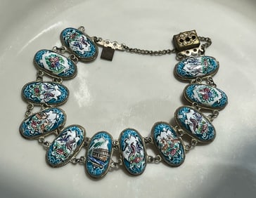 Vintage Enamel Bracelet