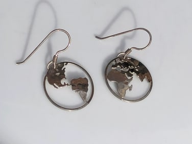 Pair of Silver Earrings