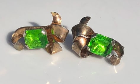 Pair of  Silver Earrings