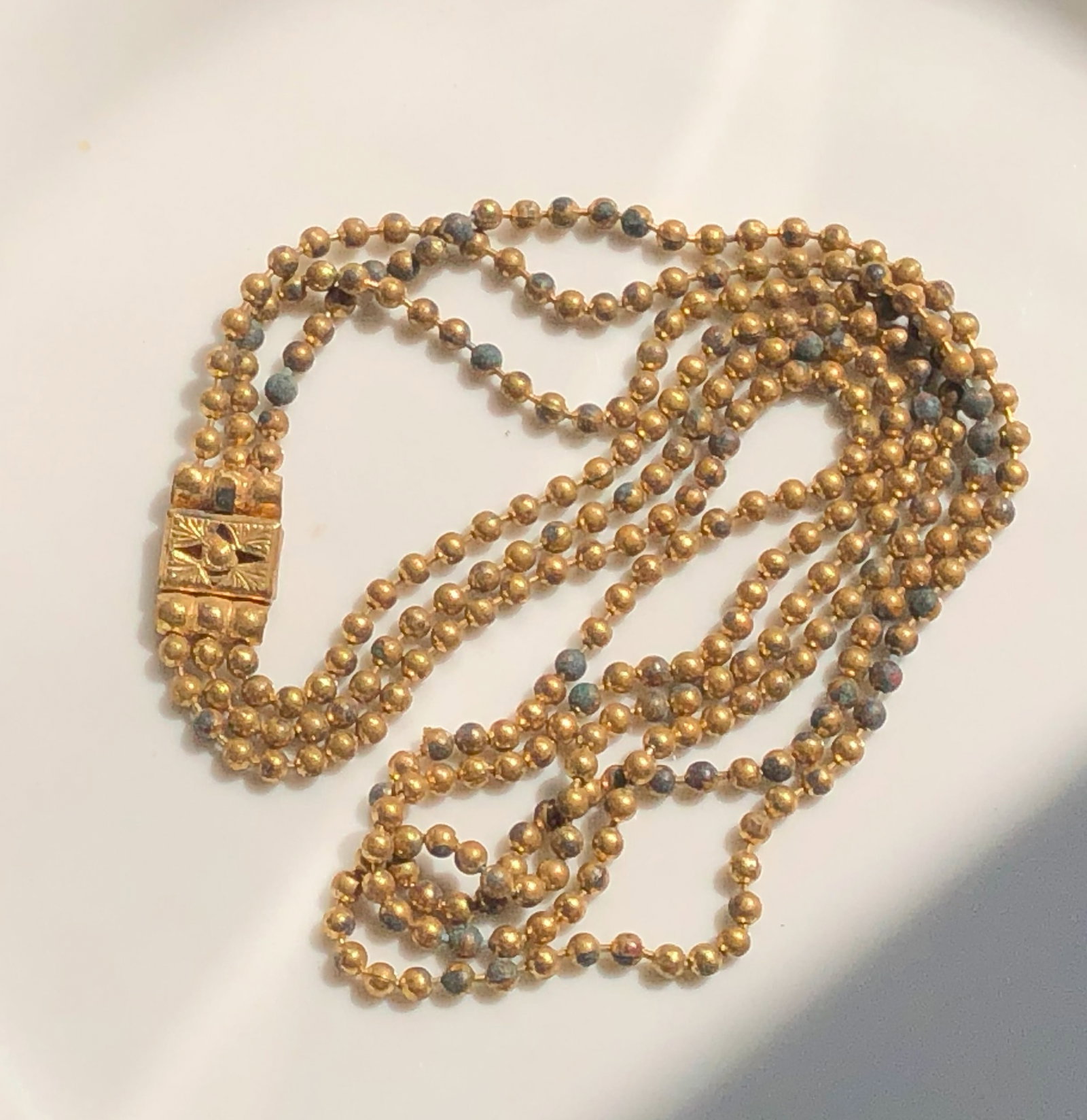 Antique Gold Filled Necklace: Antique Gold Filled Necklace