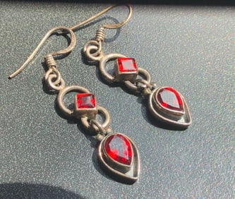Pair of Silver Earrings