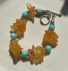 Vintage Amber Bracelet