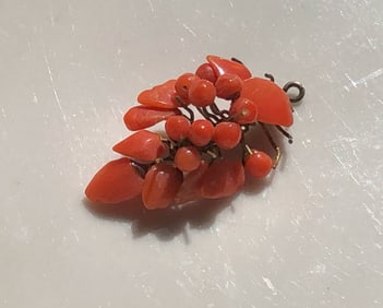 Antique Victorian Coral Piece