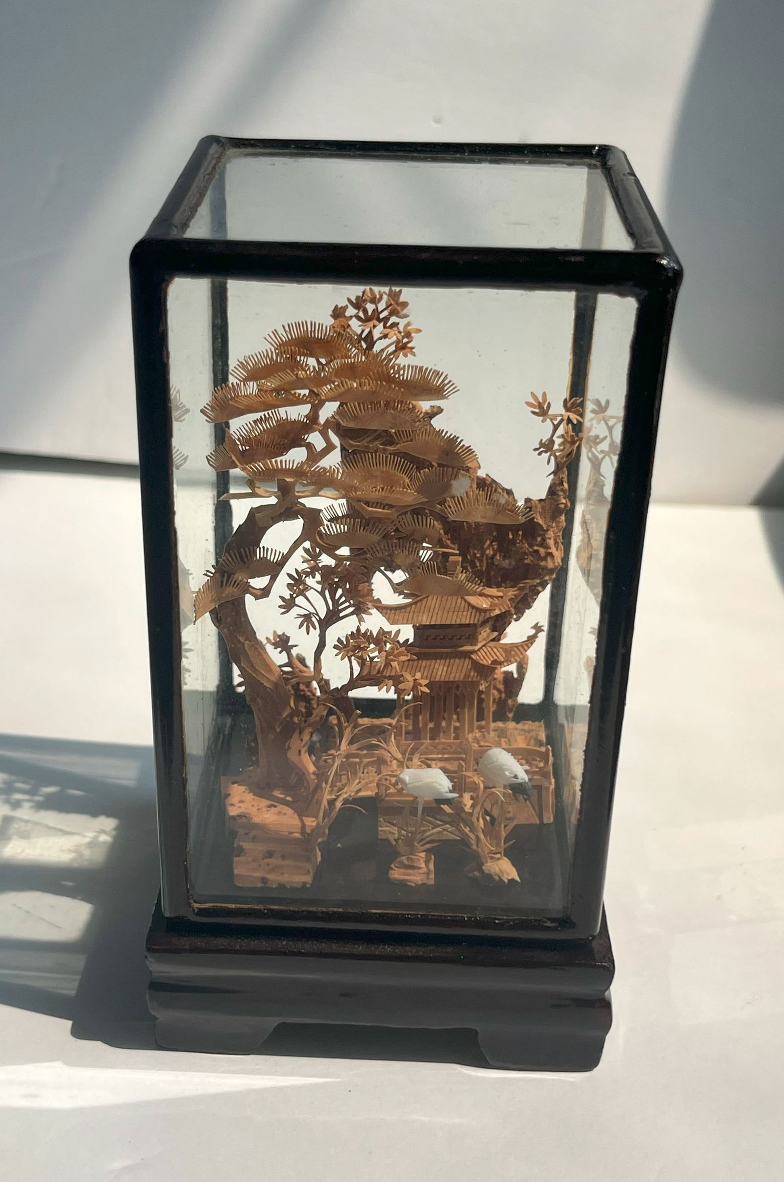 Vintage Display with Glass Case (1 of 4)