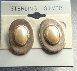 Pair of Silver Earrings