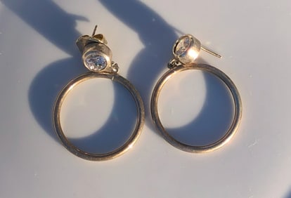Pair of Silver Earrings