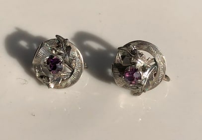 Pair of Silver Earrings