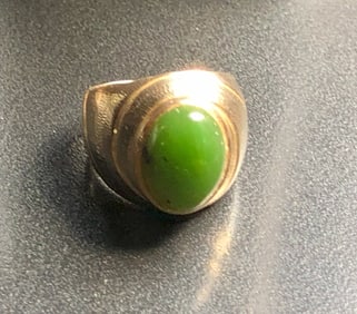 Vintage Green Jade ring