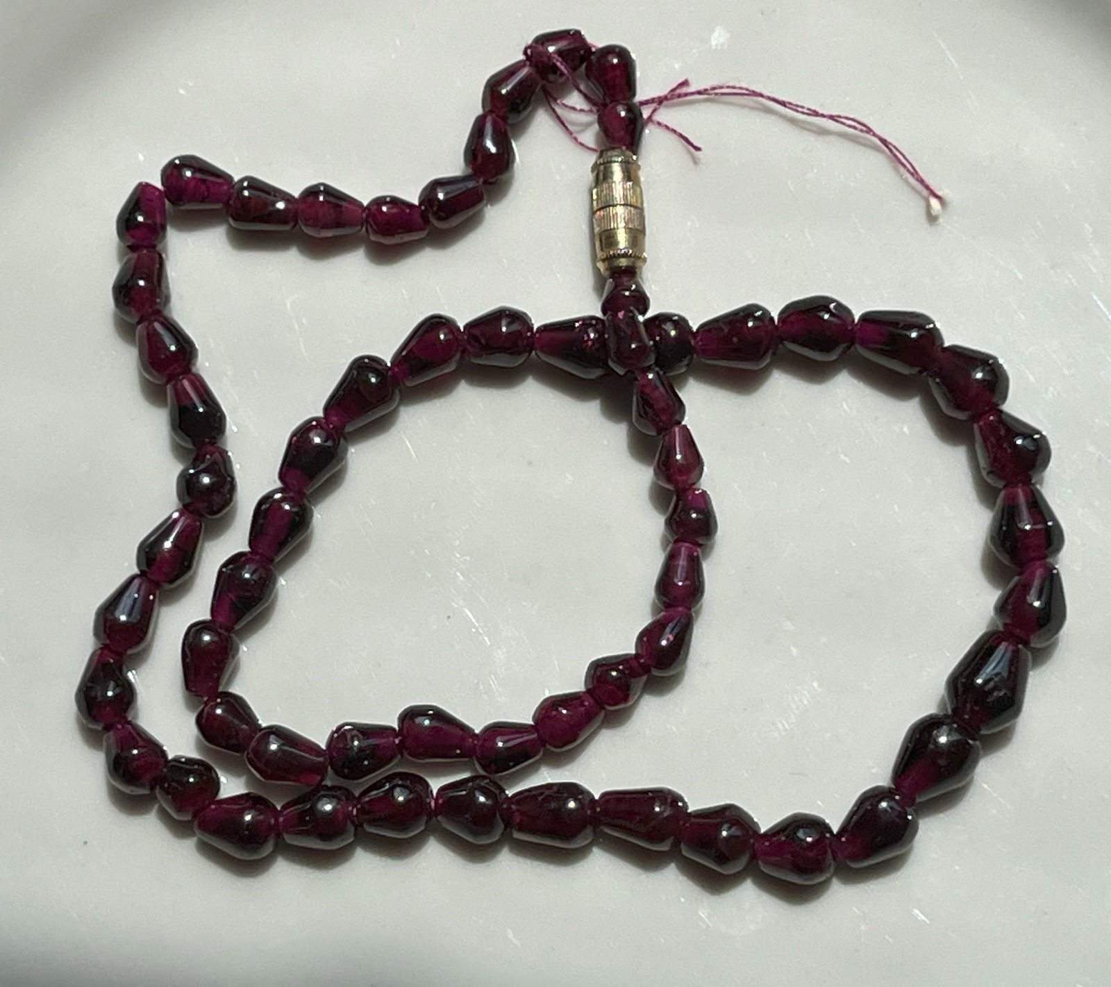 Vintage Garnet Necklace (1 of 1)