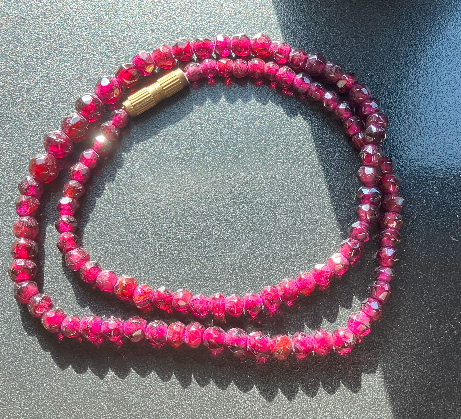 Vintage Garnet Necklace (1 of 3)