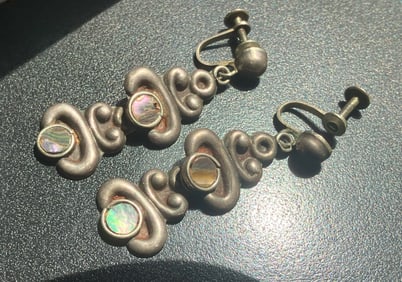 Pair of Silver Earrings