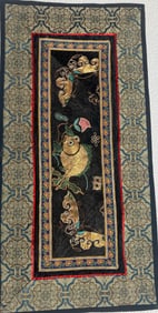 Vintage Embroidery Panel