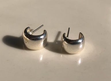 Pair of  Silver Earrings