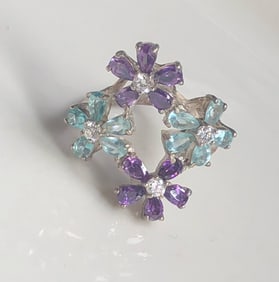 Vintage Silver Ring Size 7