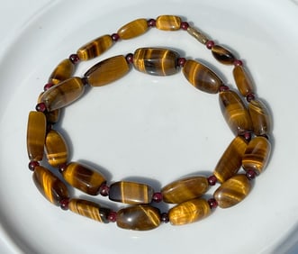 Vintage Tiger's Eye Necklace